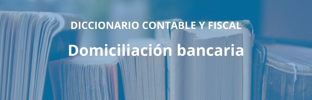 Domiciliación bancaria