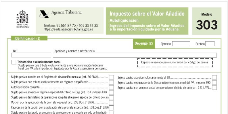 Modelo 303 IVA